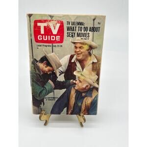 Vintage TV Guide July 22–28 1967 Bonanza Cartwrights Cover Classic Western